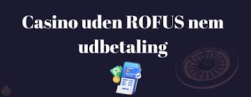 Casino uden ROFUS med Udbetaling 654939678